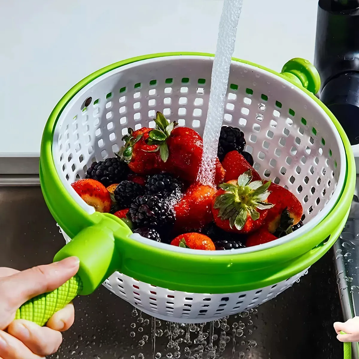 Colador Escurridor Giratorio Verduras