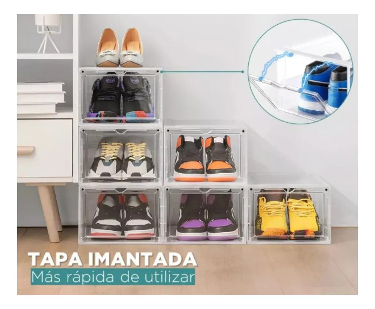 Miniatura 2 de Caja Organizadora De Zapatos Set X6