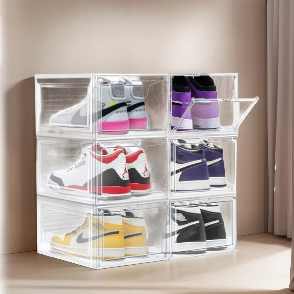 Miniatura 3 de Caja Organizadora De Zapatos Set X6