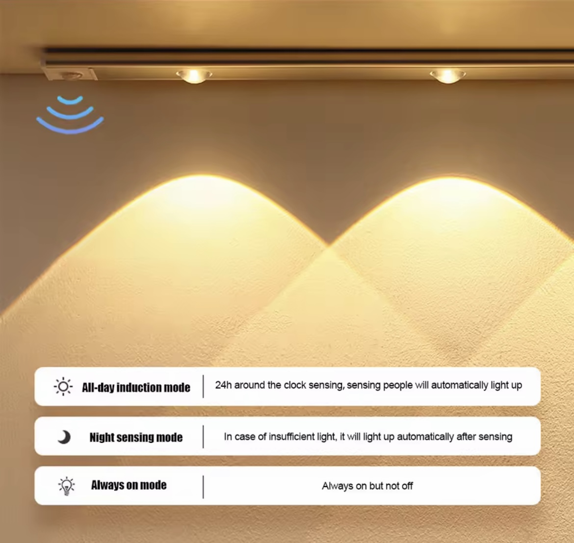 Miniatura 3 de LUZ LED SENSOR MOVNTO ULTRAFINO USB 40CM