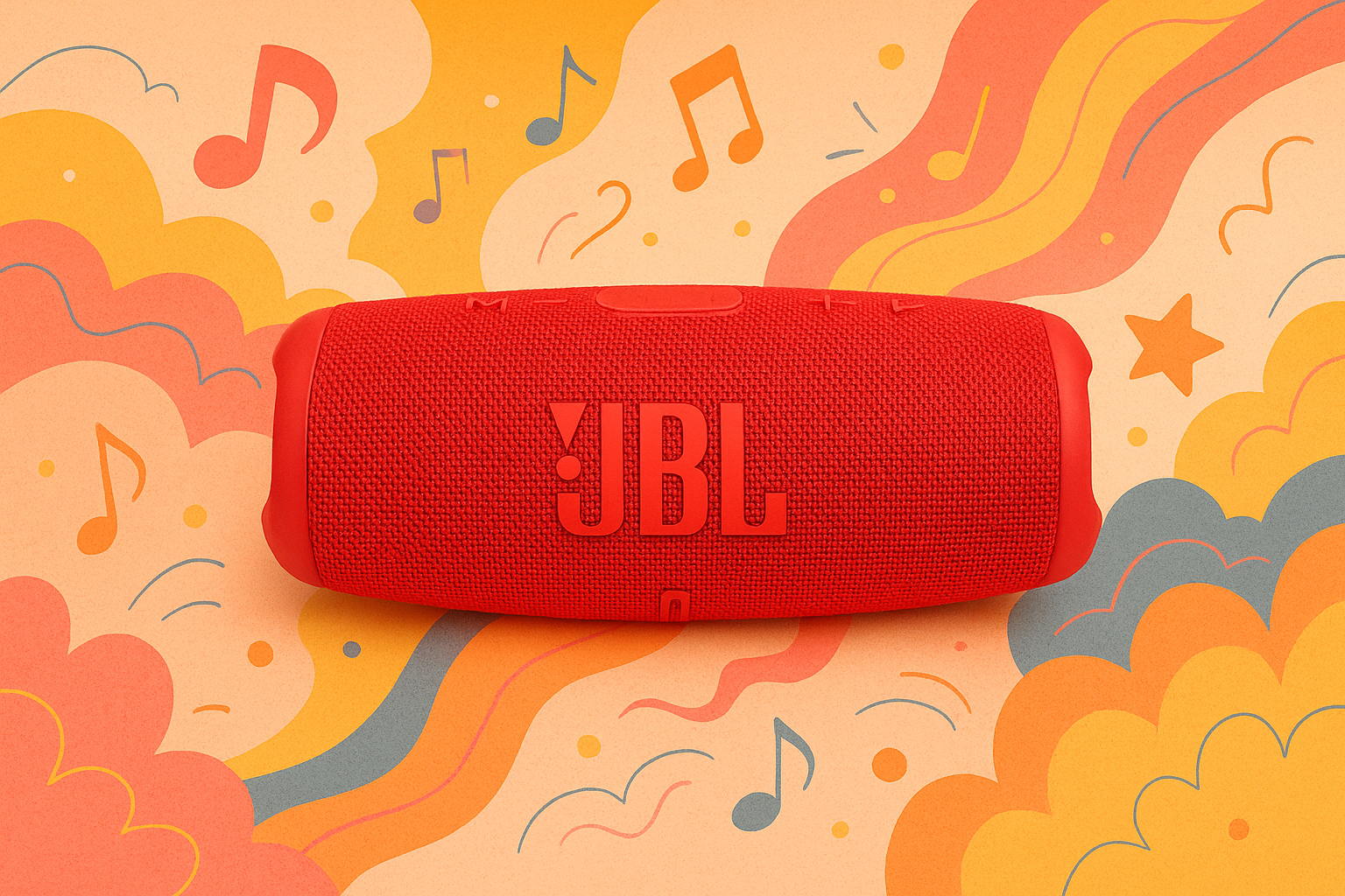 Miniatura 2 de Parlante Charce 5JBL ROJO