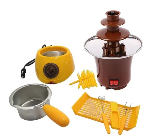 fuente de chocolate y derrite chocolate