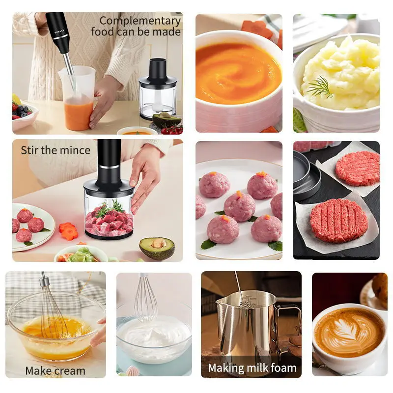 Batidora De Mano 5 En 1 Sokany