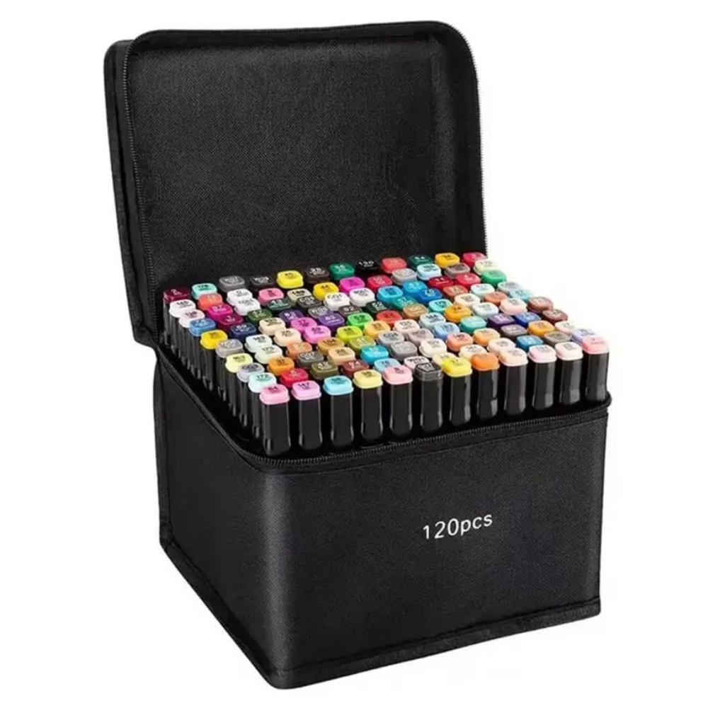 🎨 Marcadores Colores Artistas x 120 Doble - ¡Desata tu Creatividad!