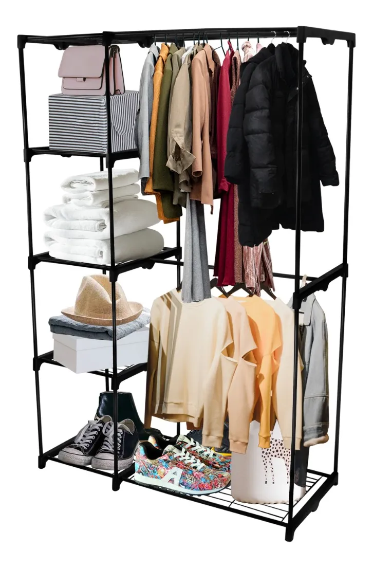 ROPERO DOS SECCIONES TUBULAR