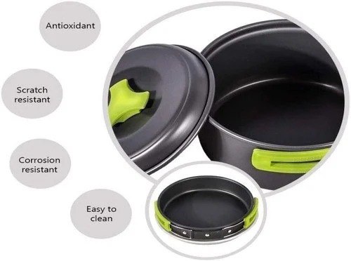 Miniatura 2 de Set Menaje Camping Porta Comidas Olla