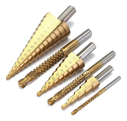 Miniatura 3 de Juego De 6 Brocas De Sierra Escalonada D