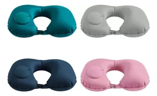 Miniatura 3 de Kit De Almohada De Viaje Inflable + Anti