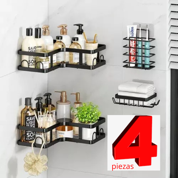 organizador de baño 4 piezas