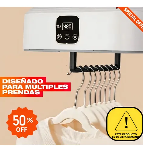 Miniatura 5 de Secadora Ropa Eléctrica Portátil Elimina