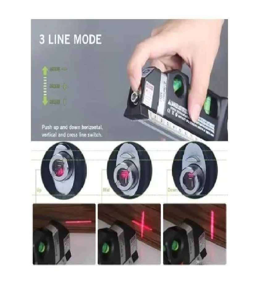 Miniatura 2 de Cinta métrica laser 3 burbujas