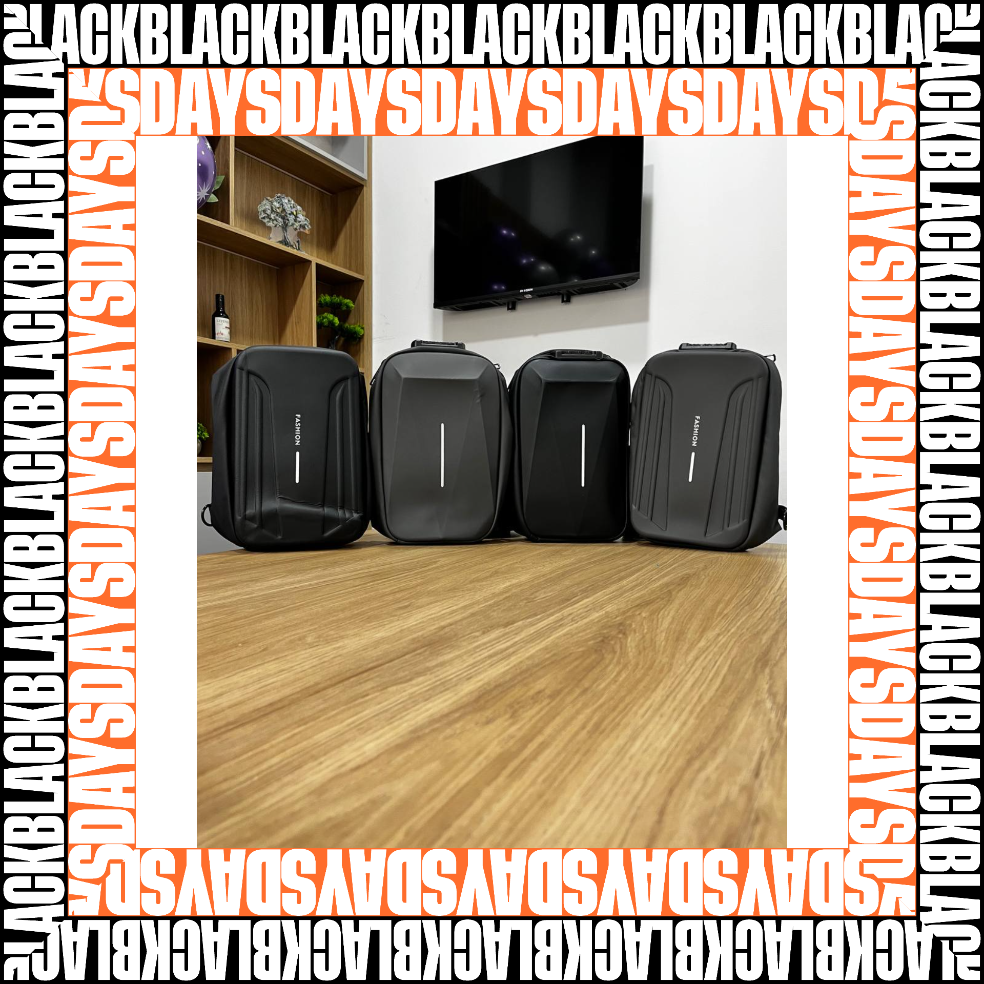 Bolso Mochila Antirrobo Black Days