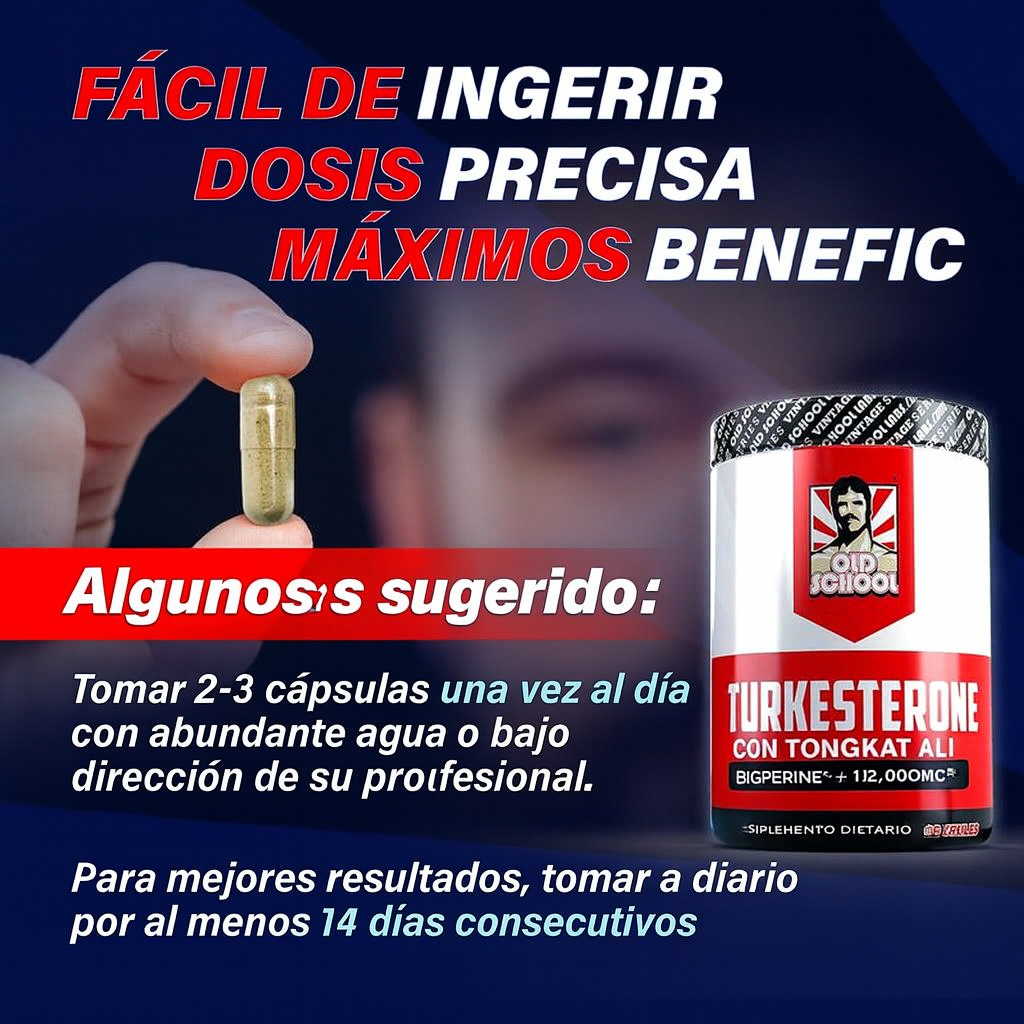 Turkesterona 120 Cap Old School