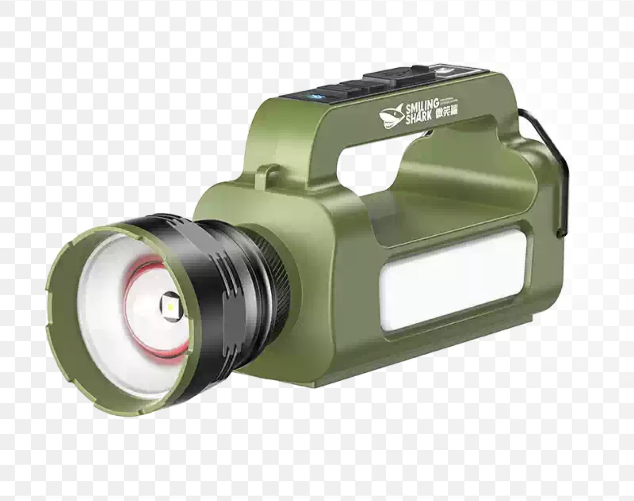 Miniatura 4 de Linterna solar flash luz roja