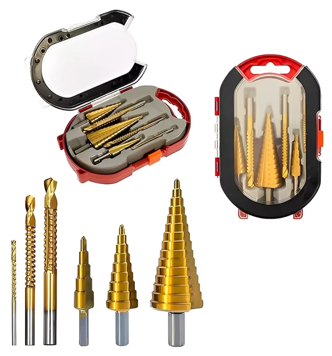 Juego de 6 Brocas Escalonadas