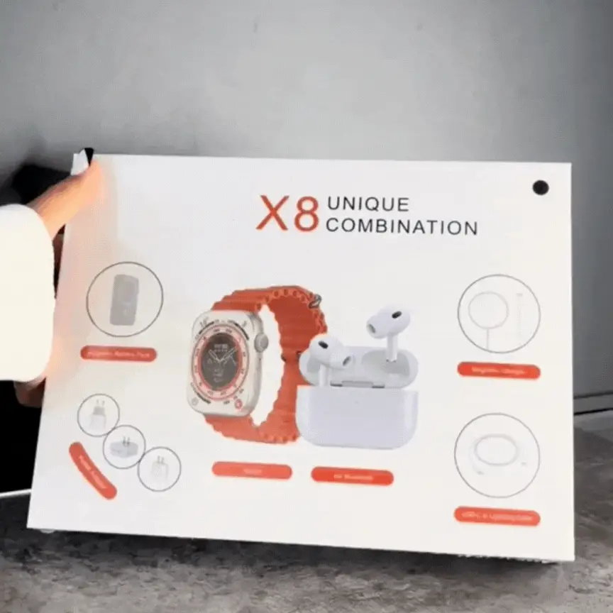 Combo Reloj X8