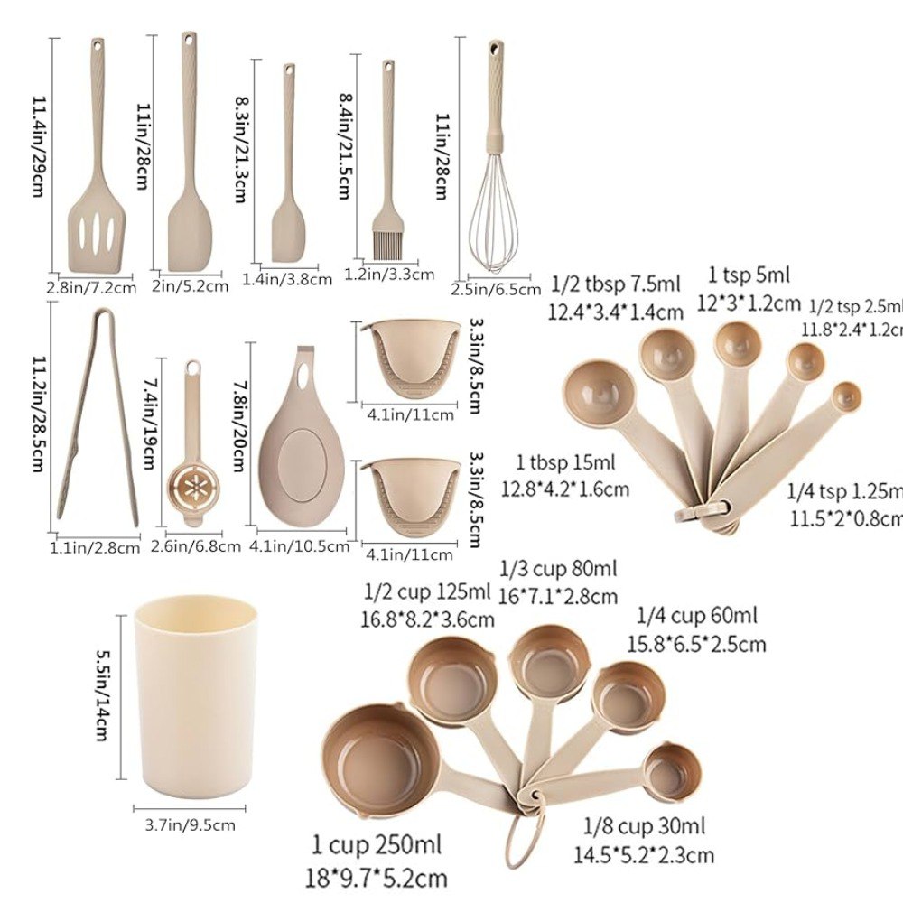 Miniatura 2 de Set De Utensilios Para Cocina X21 Blanco