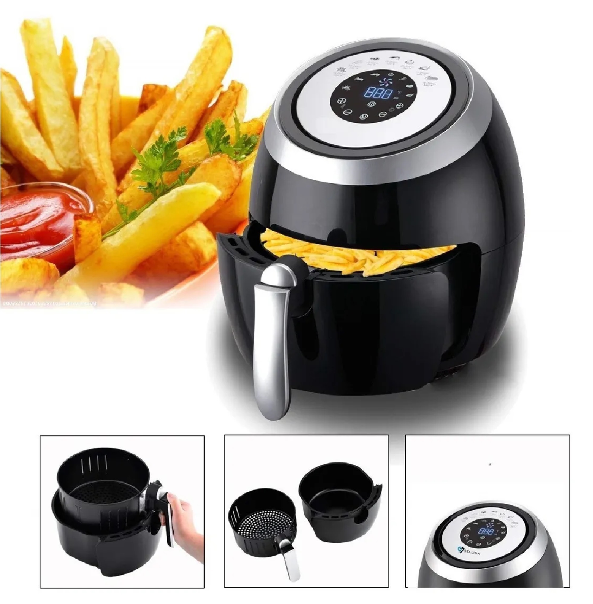 Miniatura 2 de Freidora Aire 4.2LTS +Rece Virt+100Papel