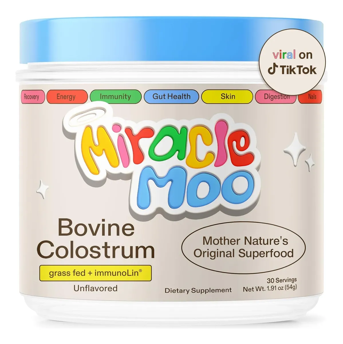 MIRACLE MOO BOVINE COLOSTRUM  250GR