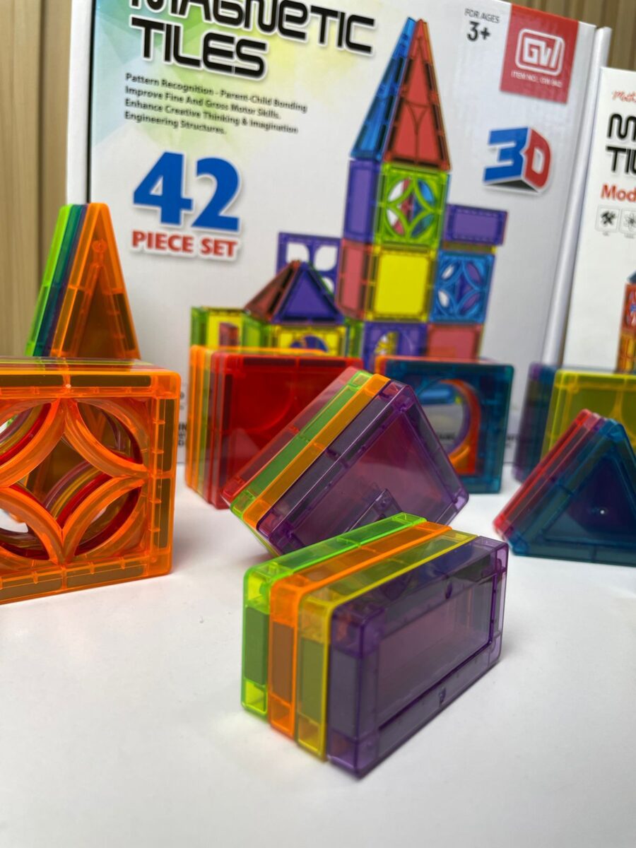 Juego Magnético 3D de 42 piezas