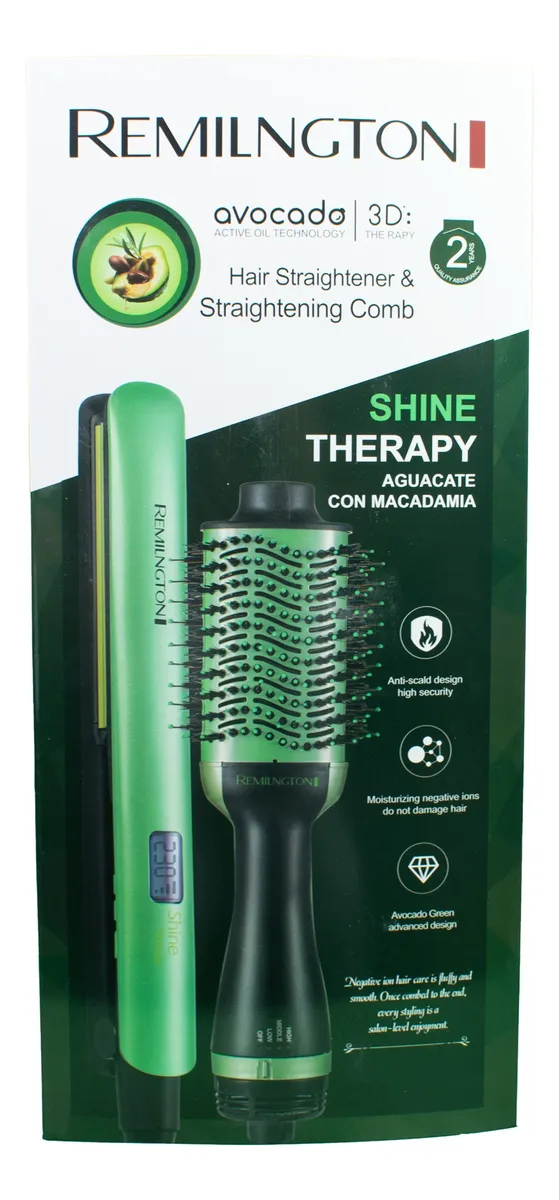 CEPILLO SECADOR Y PLANCHA DE AGUACATE