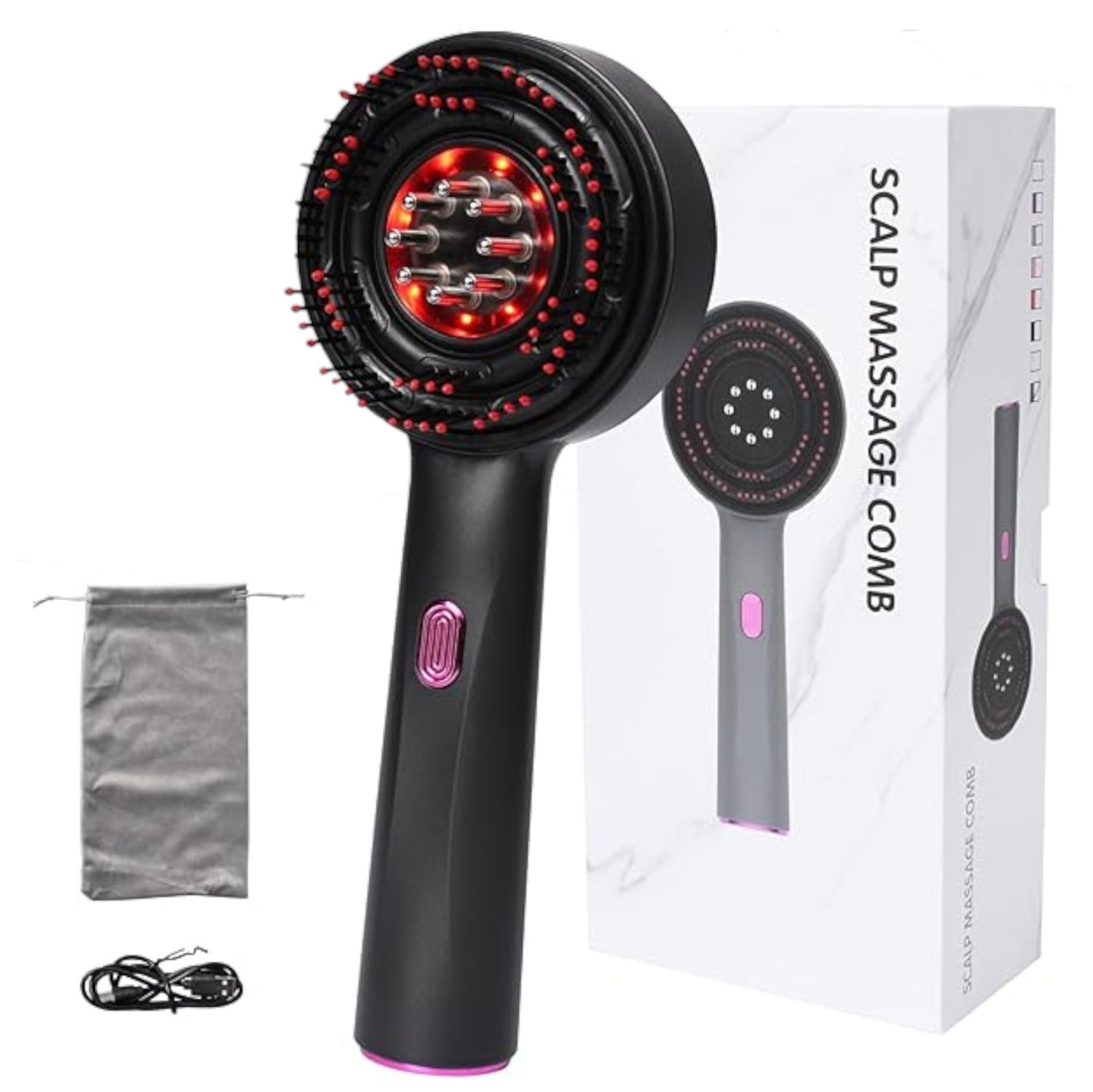 Miniatura 4 de Cepillo Capilar Masajeador 3 en 1