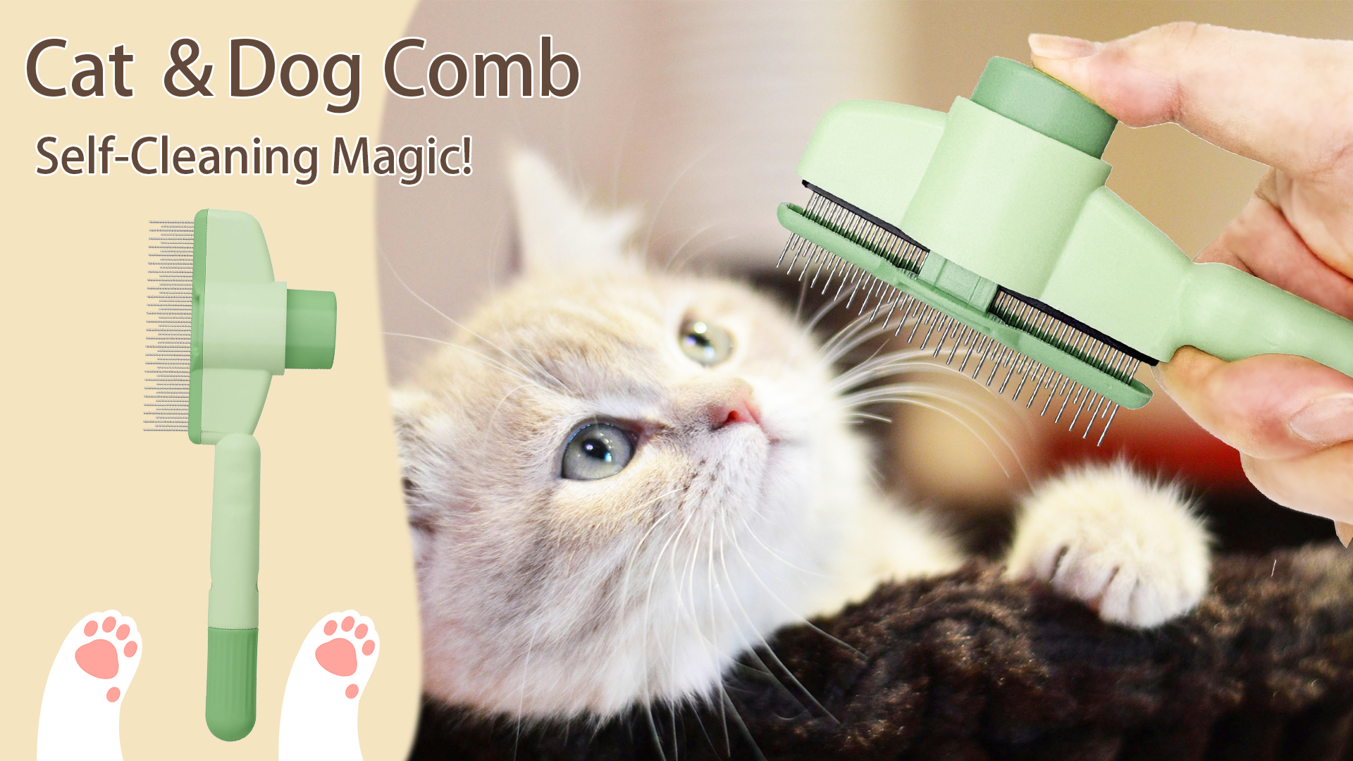 Cepillo de vapor para mascotas disponible en Yaxa Colombia