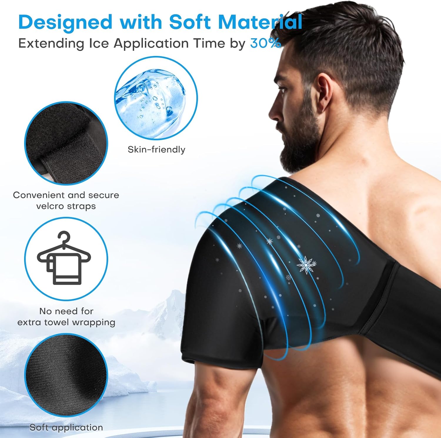 Miniatura 2 de Soporte Terapéutico De Hombro Ajustable