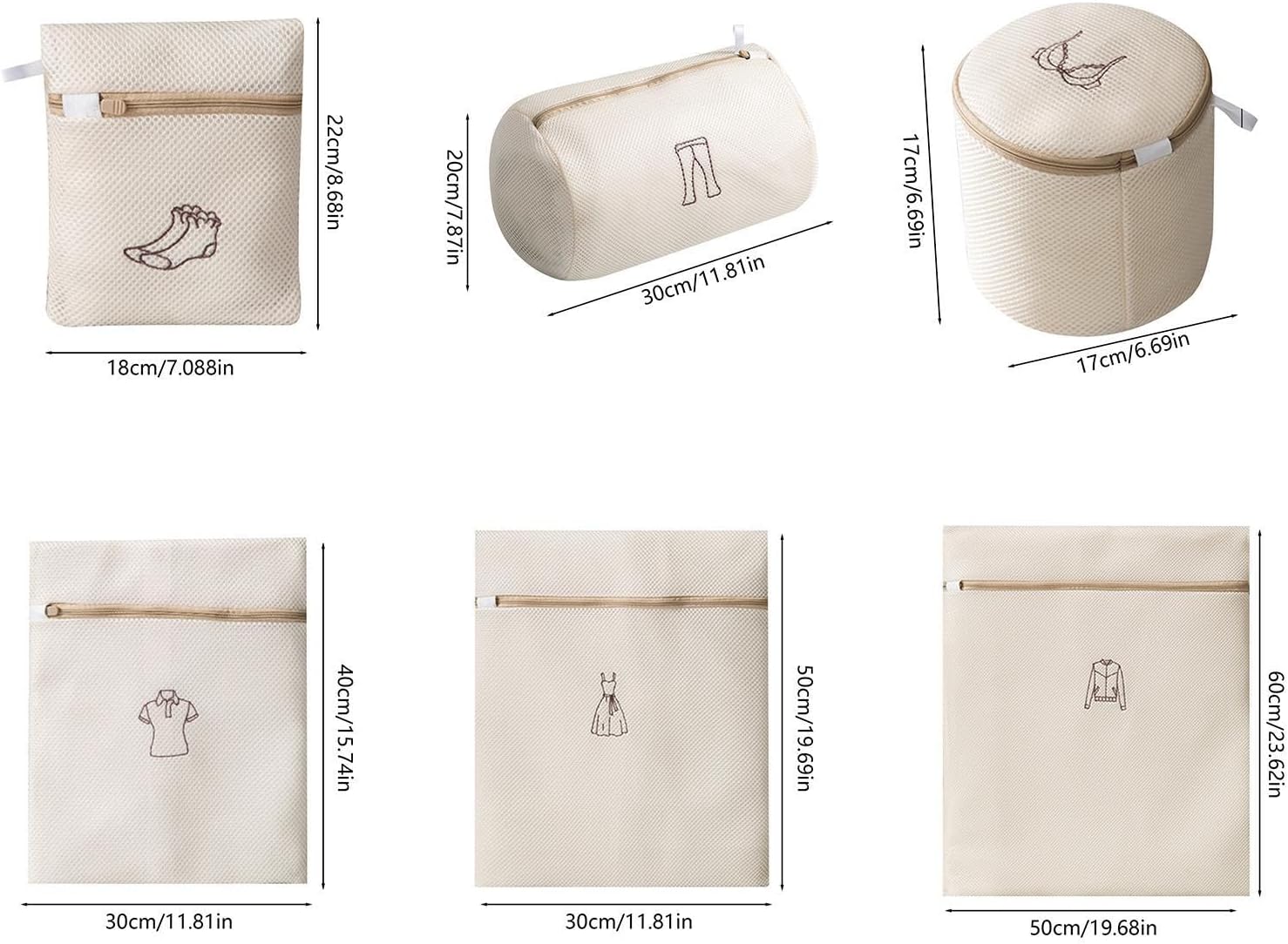 Miniatura 5 de Set De Bolsas Organizadoras De Tela