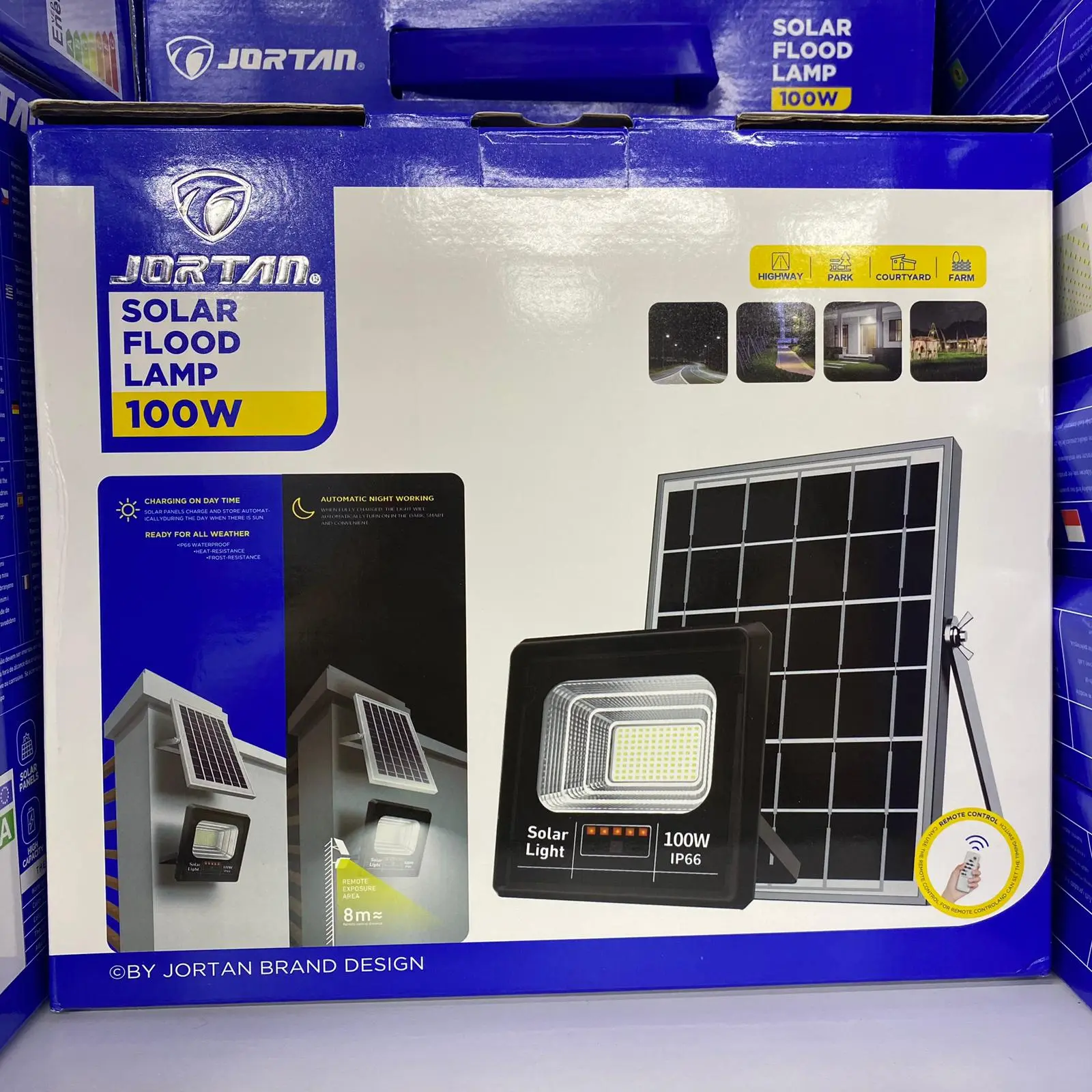 Reflector Lampara Solar 100 W