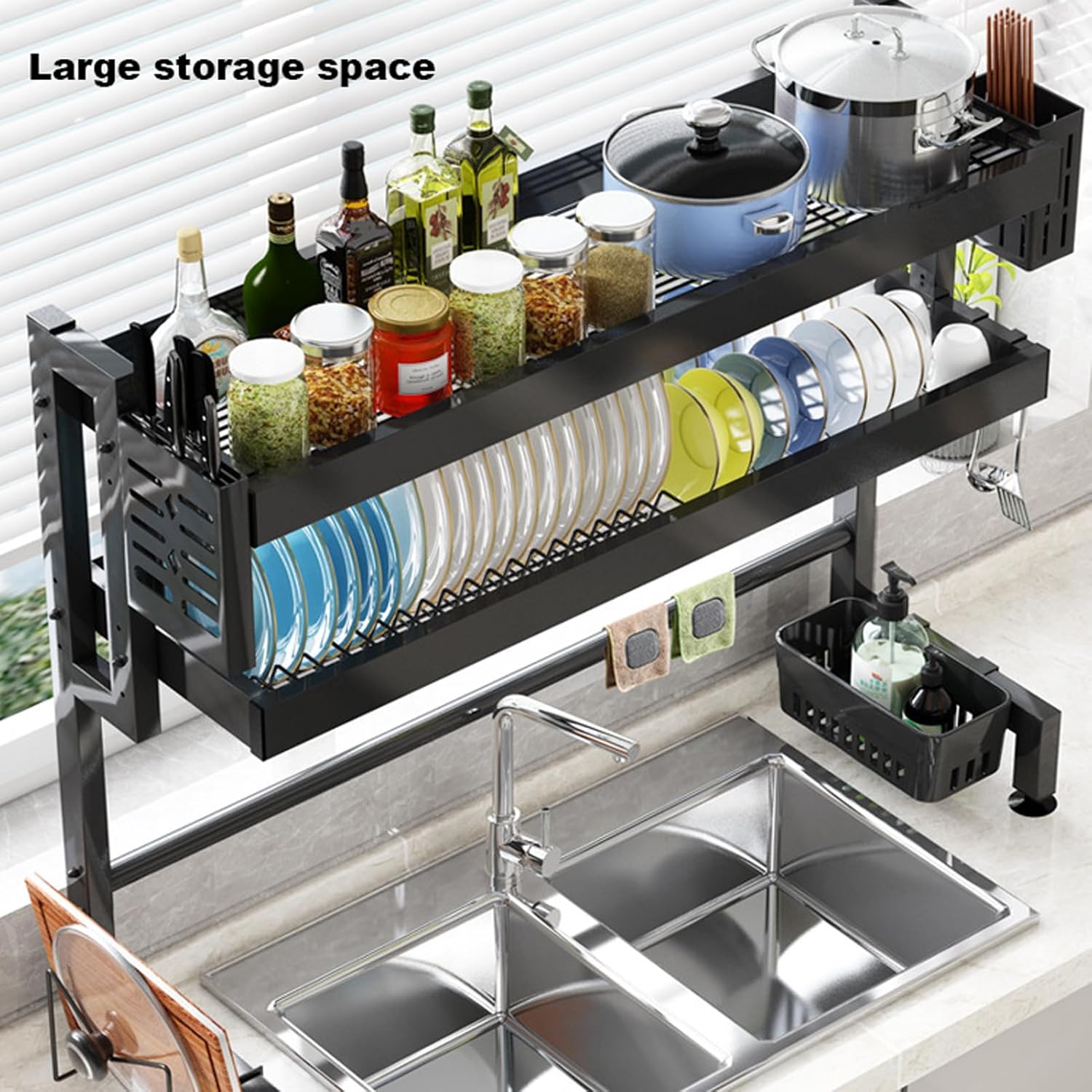 Miniatura 3 de Escurridor Platos Dos Niveles Platero