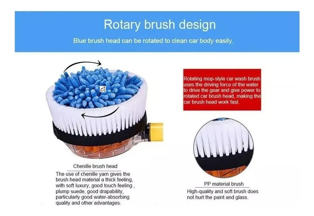 Miniatura 3 de CEPILLO DE LAVADO GIRATORIO