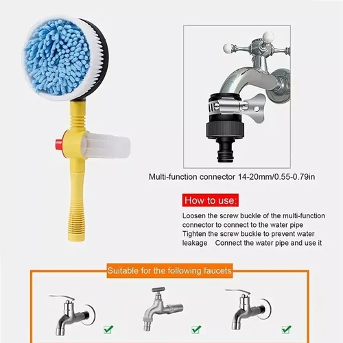 CEPILLO DE LAVADO GIRATORIO