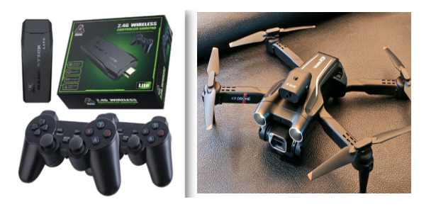 Combo Drone k9 + Consola game Stick