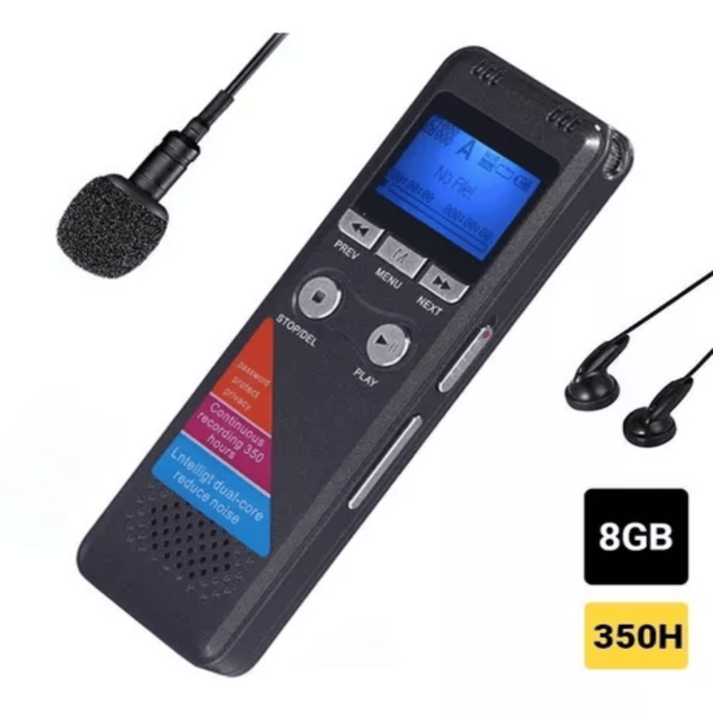 Miniatura 2 de Grabador Micrófono Voz Audio Digital Pro