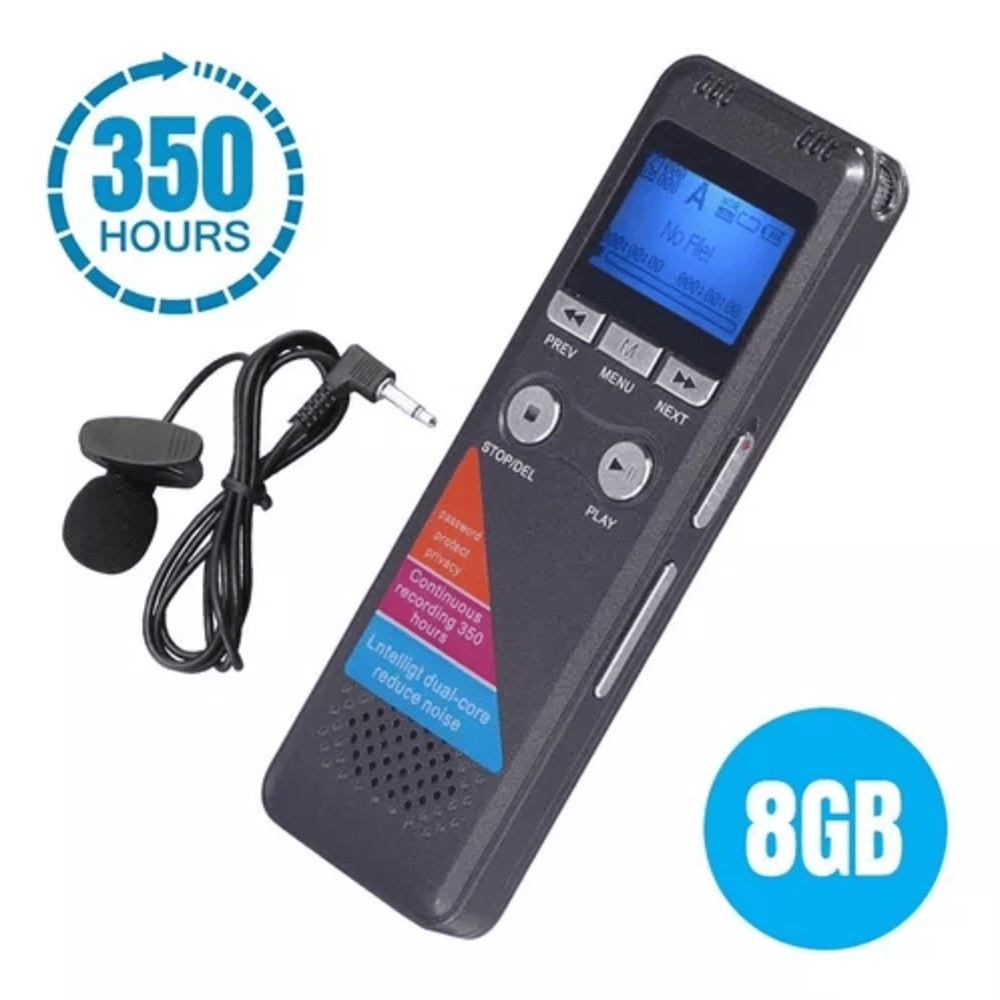 Grabador Micrófono Voz Audio Digital Pro