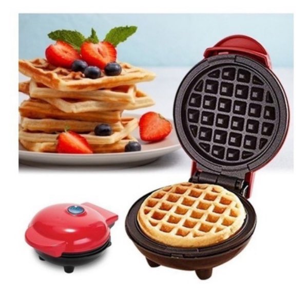 Waflera Mini Maquina Pequeña Redonda