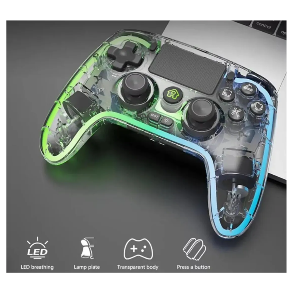 Control Bluetooth para Videojuegos PC 🎮 RGB - ¡Potencia tu experiencia de juego! 2