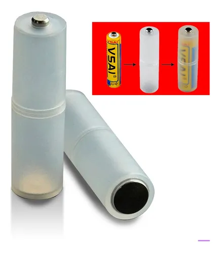 CONVERTIDOR DE PILAS AAA EN AA X2