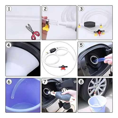 Miniatura 3 de Manguera De Gasolina Succión Manual Bomb