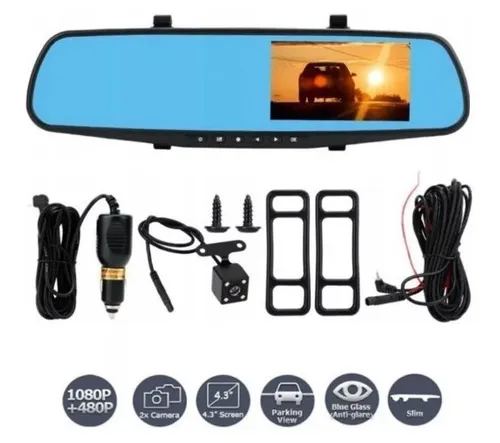 Miniatura 3 de Espejo Retrovisor Camara Dvr Hd Delanter