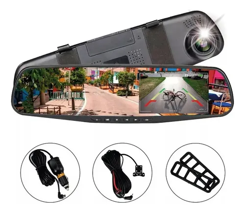 Miniatura 2 de Espejo Retrovisor Camara Dvr Hd Delanter