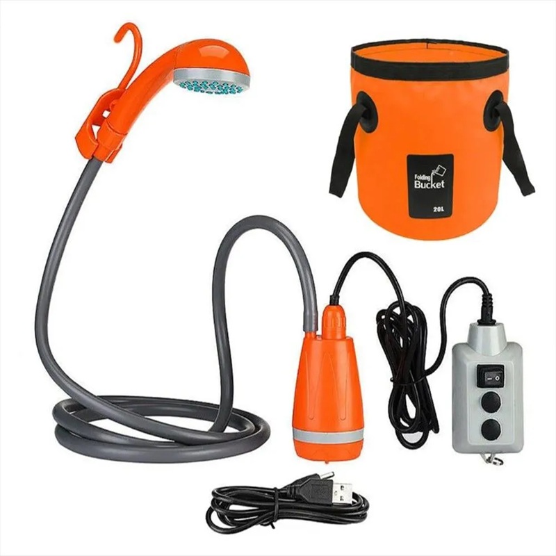 Miniatura 3 de Ducha Portátil Con Balde Plegable 20L