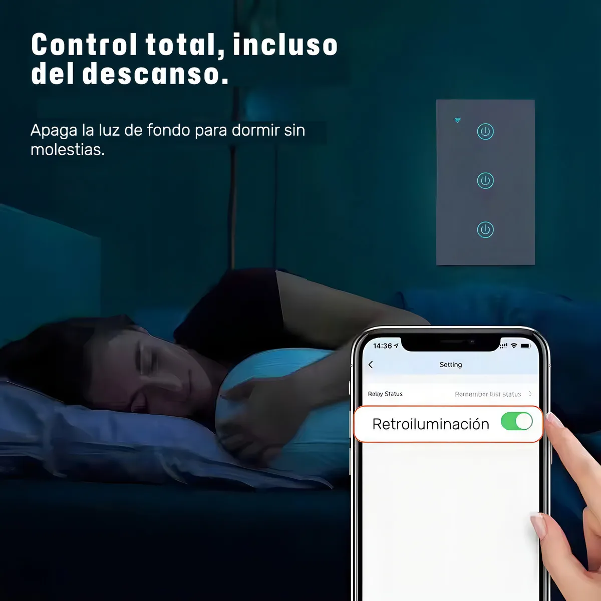 Miniatura 3 de INTERRUPTOR INTELIGENTE WIFI ALEXA 1 BOT