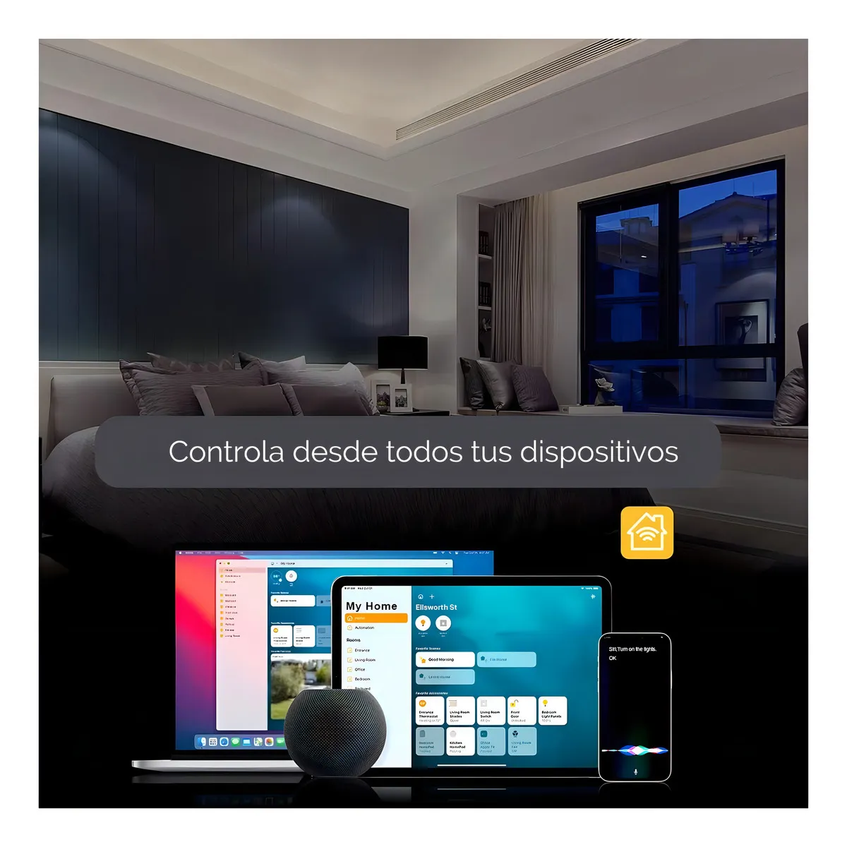 Miniatura 2 de INTERRUPTOR INTELIGENTE WIFI ALEXA DOBLE
