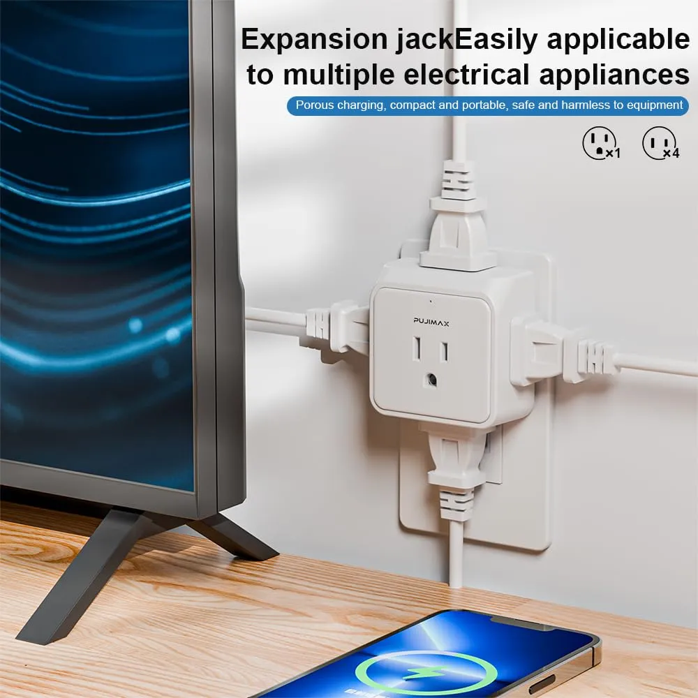 Miniatura 2 de EXTENSOR DE ENCHUFES MULTIPLES X5 TOMAS