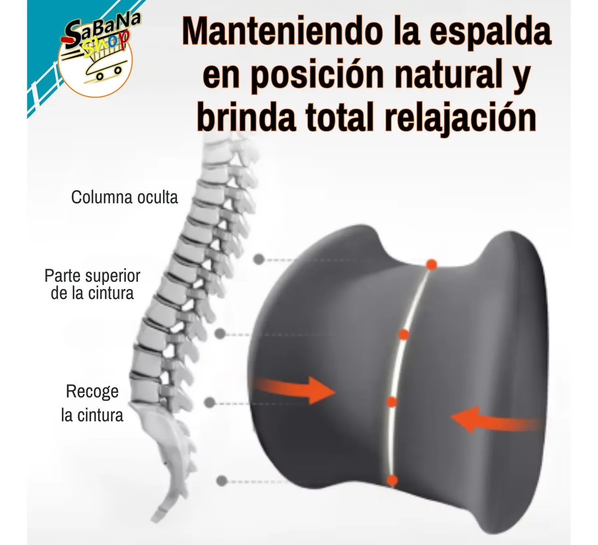 Miniatura 2 de SET COJINES SOPORTE LUMBAR CUELLO CARRO