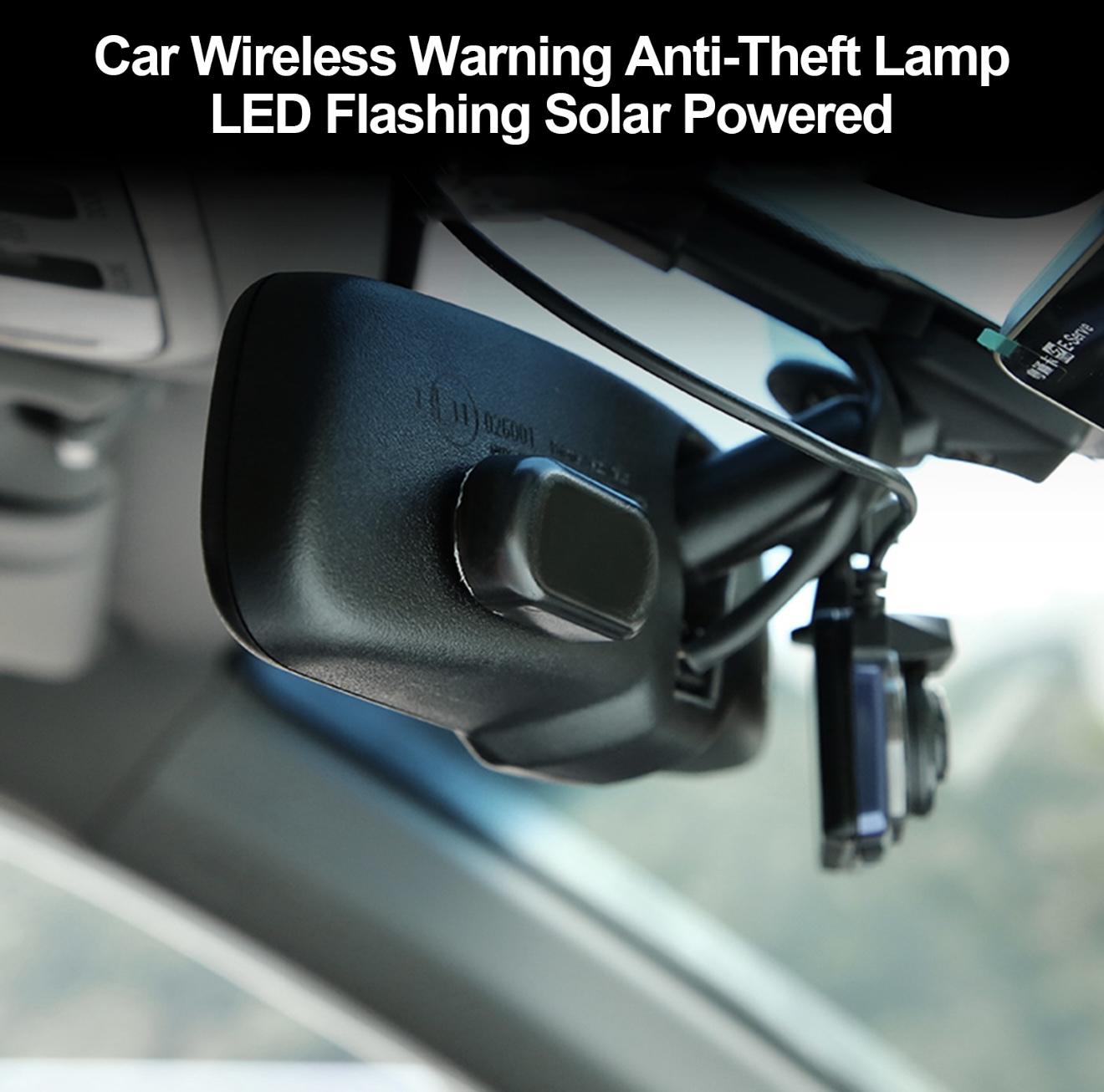 Miniatura 4 de LUZ LED SOLAR SEGURIDAD ANTIRROBO CARRO