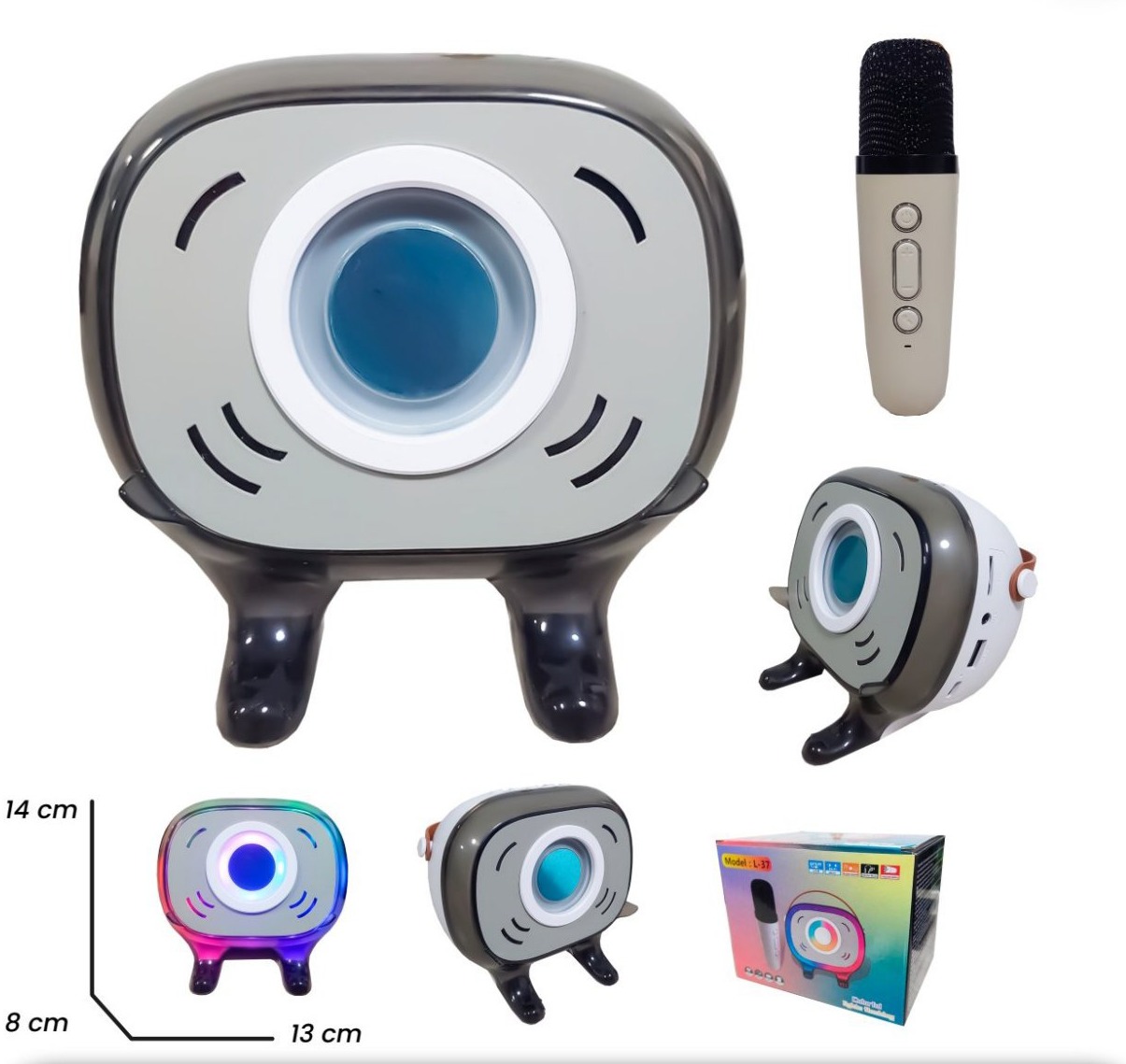 PARLANTE BLUETOOTH+MICROFONO  L-37