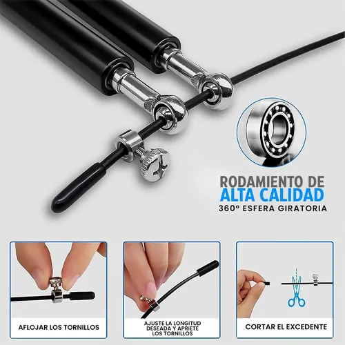 Miniatura 2 de CUERDA DE SALTO METALICA